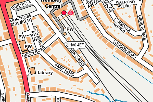 HA0 4EF map - OS OpenMap – Local (Ordnance Survey) HA0 4EF map - OS OpenMap – Local (Ordnance Survey)