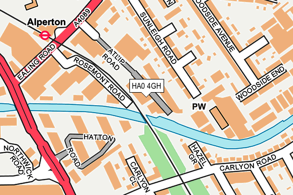 HA0 4GH map - OS OpenMap – Local (Ordnance Survey) HA0 4GH map - OS OpenMap – Local (Ordnance Survey)