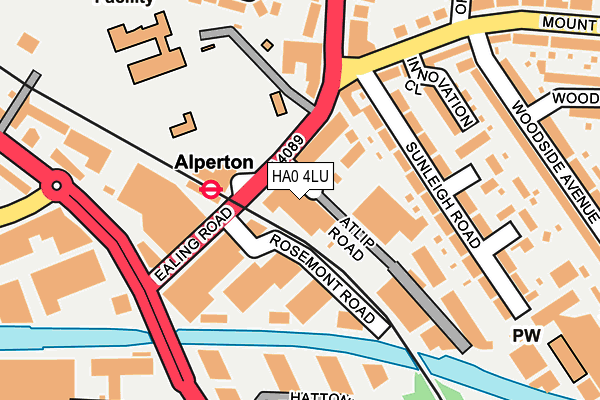 HA0 4LU map - OS OpenMap – Local (Ordnance Survey) HA0 4LU map - OS OpenMap – Local (Ordnance Survey)