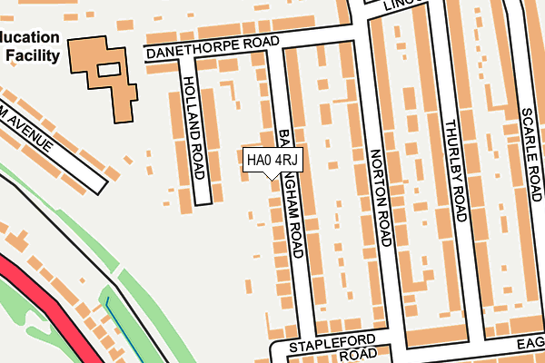HA0 4RJ map - OS OpenMap – Local (Ordnance Survey) HA0 4RJ map - OS OpenMap – Local (Ordnance Survey)
