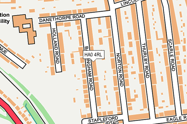 HA0 4RL map - OS OpenMap – Local (Ordnance Survey) HA0 4RL map - OS OpenMap – Local (Ordnance Survey)