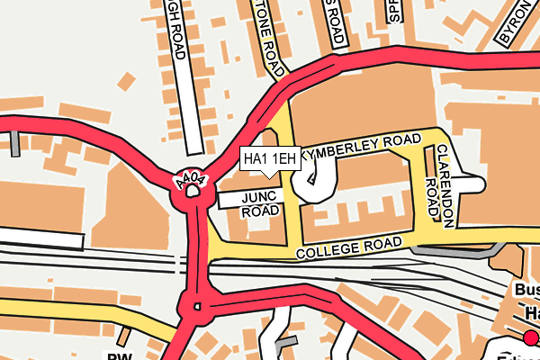 HA1 1EH map - OS OpenMap – Local (Ordnance Survey) HA1 1EH map - OS OpenMap – Local (Ordnance Survey)
