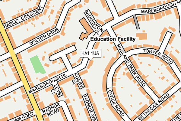 HA1 1UA map - OS OpenMap – Local (Ordnance Survey) HA1 1UA map - OS OpenMap – Local (Ordnance Survey)