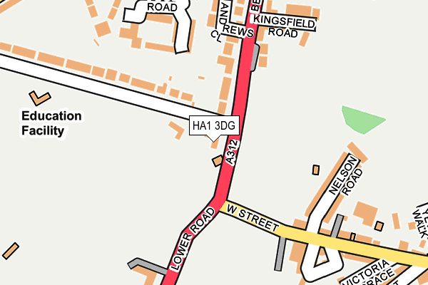 HA1 3DG map - OS OpenMap – Local (Ordnance Survey) HA1 3DG map - OS OpenMap – Local (Ordnance Survey)