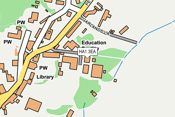HA1 3EA map - OS OpenMap – Local (Ordnance Survey) HA1 3EA map - OS OpenMap – Local (Ordnance Survey)