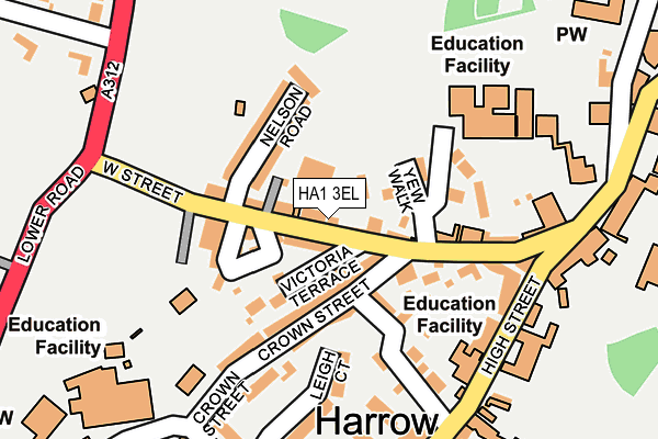 HA1 3EL map - OS OpenMap – Local (Ordnance Survey) HA1 3EL map - OS OpenMap – Local (Ordnance Survey)