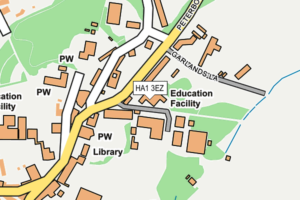 HA1 3EZ map - OS OpenMap – Local (Ordnance Survey) HA1 3EZ map - OS OpenMap – Local (Ordnance Survey)