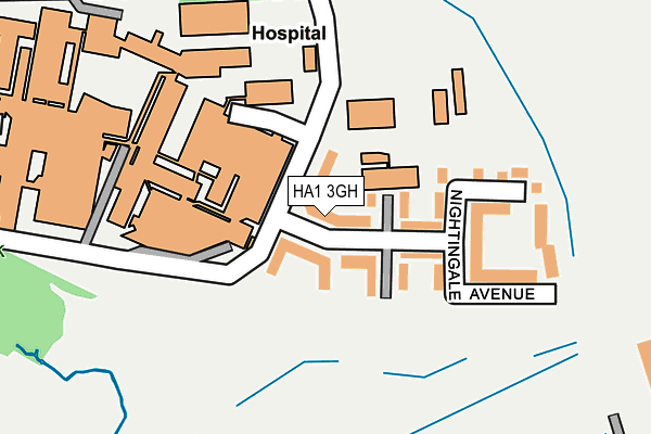 HA1 3GH map - OS OpenMap – Local (Ordnance Survey) HA1 3GH map - OS OpenMap – Local (Ordnance Survey)