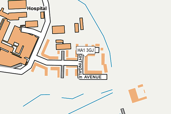 HA1 3GJ map - OS OpenMap – Local (Ordnance Survey) HA1 3GJ map - OS OpenMap – Local (Ordnance Survey)