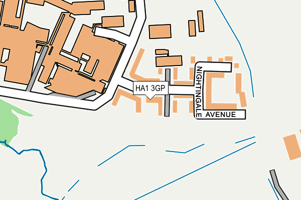 HA1 3GP map - OS OpenMap – Local (Ordnance Survey) HA1 3GP map - OS OpenMap – Local (Ordnance Survey)
