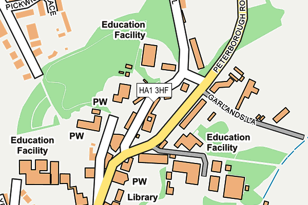 HA1 3HF map - OS OpenMap – Local (Ordnance Survey) HA1 3HF map - OS OpenMap – Local (Ordnance Survey)