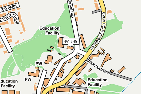 HA1 3HG map - OS OpenMap – Local (Ordnance Survey) HA1 3HG map - OS OpenMap – Local (Ordnance Survey)