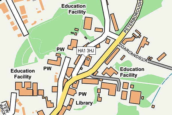 HA1 3HJ map - OS OpenMap – Local (Ordnance Survey) HA1 3HJ map - OS OpenMap – Local (Ordnance Survey)