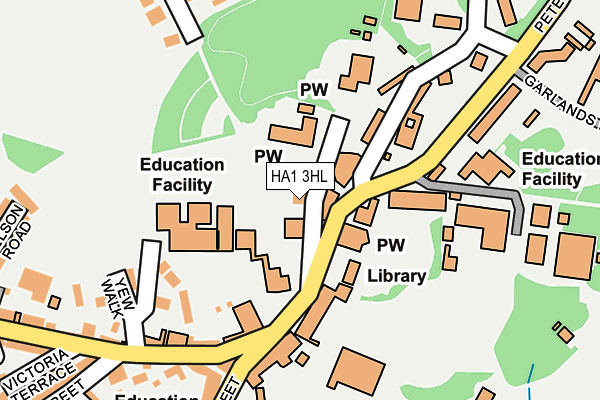 HA1 3HL map - OS OpenMap – Local (Ordnance Survey) HA1 3HL map - OS OpenMap – Local (Ordnance Survey)