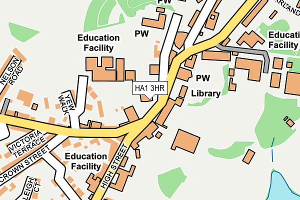 HA1 3HR map - OS OpenMap – Local (Ordnance Survey) HA1 3HR map - OS OpenMap – Local (Ordnance Survey)
