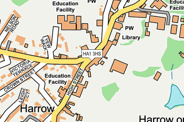 HA1 3HS map - OS OpenMap – Local (Ordnance Survey) HA1 3HS map - OS OpenMap – Local (Ordnance Survey)