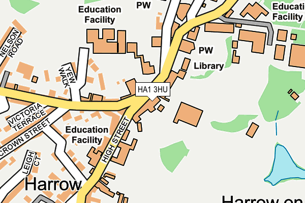HA1 3HU map - OS OpenMap – Local (Ordnance Survey) HA1 3HU map - OS OpenMap – Local (Ordnance Survey)