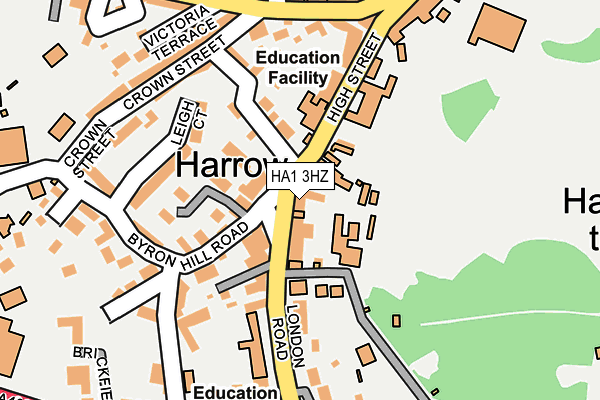 HA1 3HZ map - OS OpenMap – Local (Ordnance Survey) HA1 3HZ map - OS OpenMap – Local (Ordnance Survey)