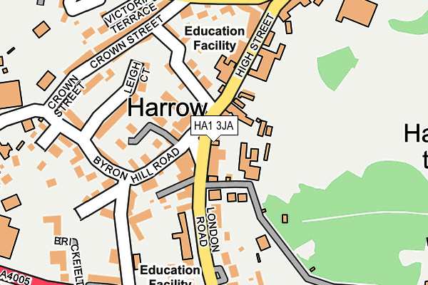 HA1 3JA map - OS OpenMap – Local (Ordnance Survey) HA1 3JA map - OS OpenMap – Local (Ordnance Survey)