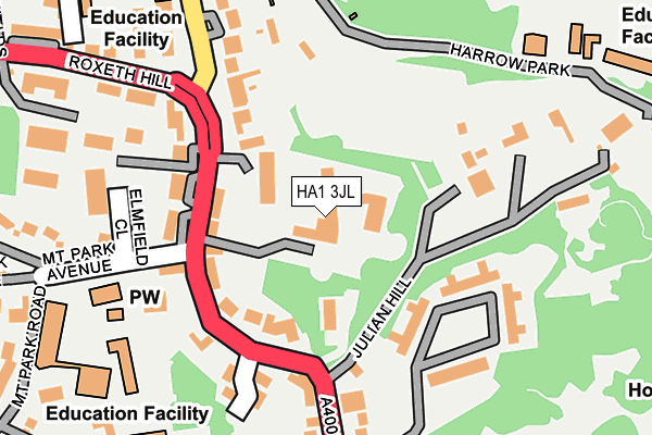 HA1 3JL map - OS OpenMap – Local (Ordnance Survey) HA1 3JL map - OS OpenMap – Local (Ordnance Survey)