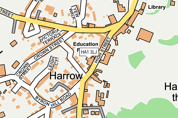 HA1 3LJ map - OS OpenMap – Local (Ordnance Survey) HA1 3LJ map - OS OpenMap – Local (Ordnance Survey)
