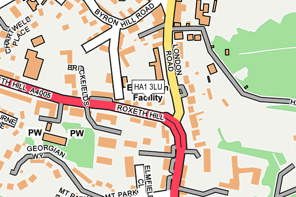 HA1 3LU map - OS OpenMap – Local (Ordnance Survey) HA1 3LU map - OS OpenMap – Local (Ordnance Survey)