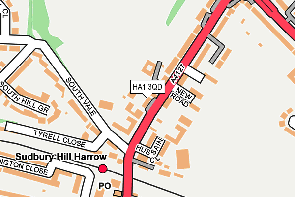 HA1 3QD map - OS OpenMap – Local (Ordnance Survey) HA1 3QD map - OS OpenMap – Local (Ordnance Survey)
