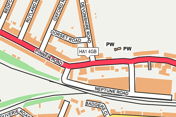 HA1 4GB map - OS OpenMap – Local (Ordnance Survey) HA1 4GB map - OS OpenMap – Local (Ordnance Survey)