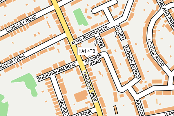 HA1 4TB map - OS OpenMap – Local (Ordnance Survey) HA1 4TB map - OS OpenMap – Local (Ordnance Survey)