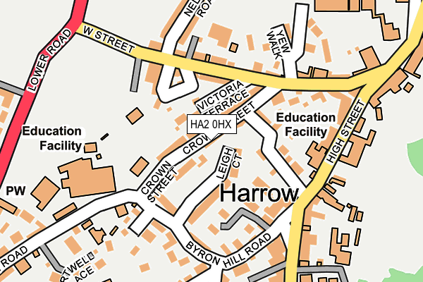 HA2 0HX map - OS OpenMap – Local (Ordnance Survey) HA2 0HX map - OS OpenMap – Local (Ordnance Survey)