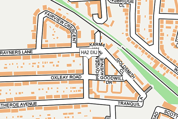 HA2 0XJ map - OS OpenMap – Local (Ordnance Survey) HA2 0XJ map - OS OpenMap – Local (Ordnance Survey)
