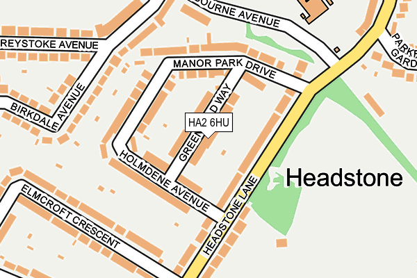 HA2 6HU map - OS OpenMap – Local (Ordnance Survey) HA2 6HU map - OS OpenMap – Local (Ordnance Survey)