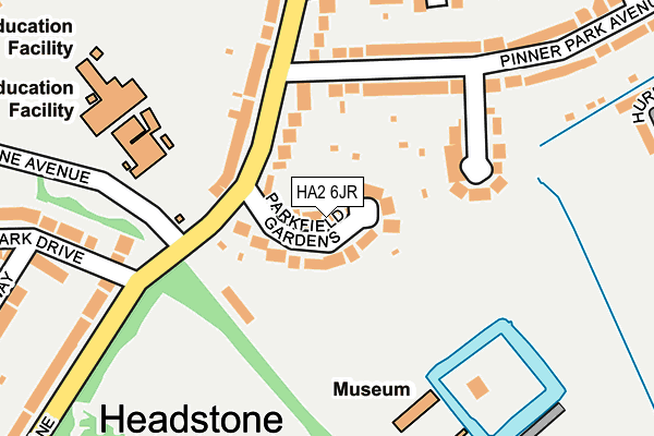 HA2 6JR map - OS OpenMap – Local (Ordnance Survey) HA2 6JR map - OS OpenMap – Local (Ordnance Survey)