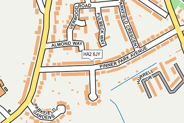 HA2 6JY map - OS OpenMap – Local (Ordnance Survey) HA2 6JY map - OS OpenMap – Local (Ordnance Survey)
