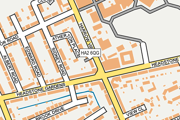 HA2 6QG map - OS OpenMap – Local (Ordnance Survey) HA2 6QG map - OS OpenMap – Local (Ordnance Survey)