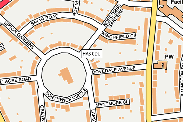 HA3 0DU map - OS OpenMap – Local (Ordnance Survey) HA3 0DU map - OS OpenMap – Local (Ordnance Survey)