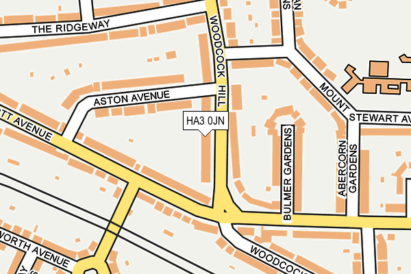 HA3 0JN map - OS OpenMap – Local (Ordnance Survey) HA3 0JN map - OS OpenMap – Local (Ordnance Survey)