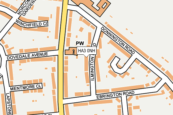 HA3 0NH map - OS OpenMap – Local (Ordnance Survey) HA3 0NH map - OS OpenMap – Local (Ordnance Survey)