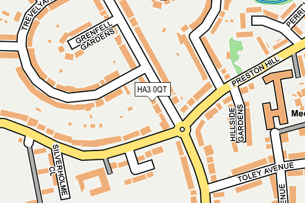 HA3 0QT map - OS OpenMap – Local (Ordnance Survey) HA3 0QT map - OS OpenMap – Local (Ordnance Survey)