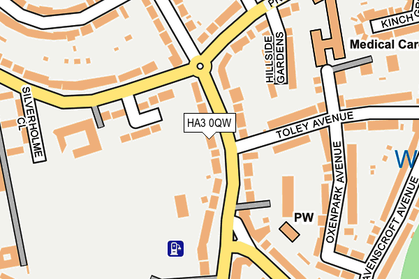 HA3 0QW map - OS OpenMap – Local (Ordnance Survey) HA3 0QW map - OS OpenMap – Local (Ordnance Survey)