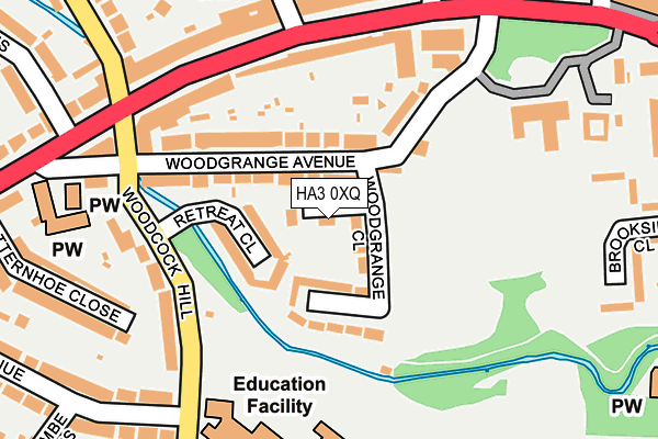 HA3 0XQ map - OS OpenMap – Local (Ordnance Survey) HA3 0XQ map - OS OpenMap – Local (Ordnance Survey)