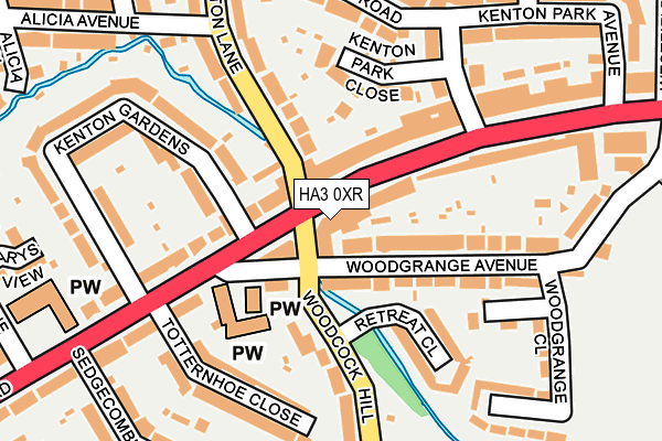 HA3 0XR map - OS OpenMap – Local (Ordnance Survey) HA3 0XR map - OS OpenMap – Local (Ordnance Survey)