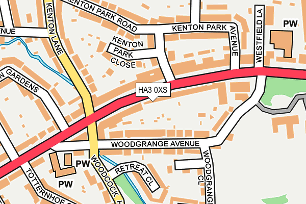HA3 0XS map - OS OpenMap – Local (Ordnance Survey) HA3 0XS map - OS OpenMap – Local (Ordnance Survey)