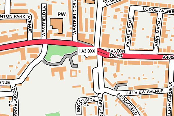 HA3 0XX map - OS OpenMap – Local (Ordnance Survey)