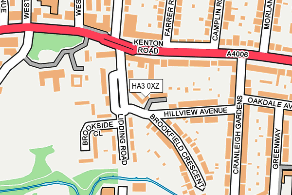 HA3 0XZ map - OS OpenMap – Local (Ordnance Survey) HA3 0XZ map - OS OpenMap – Local (Ordnance Survey)