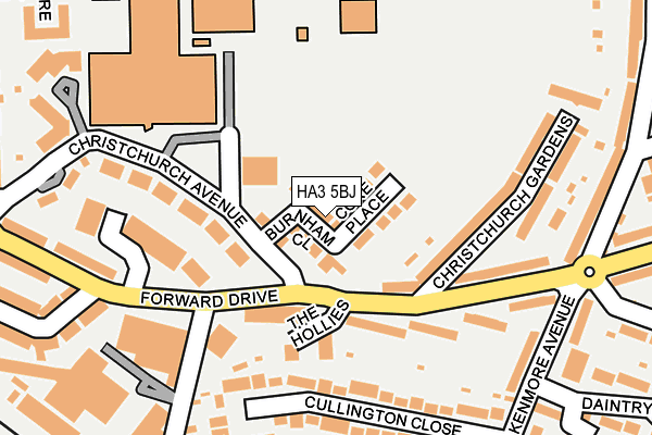 HA3 5BJ map - OS OpenMap – Local (Ordnance Survey) HA3 5BJ map - OS OpenMap – Local (Ordnance Survey)