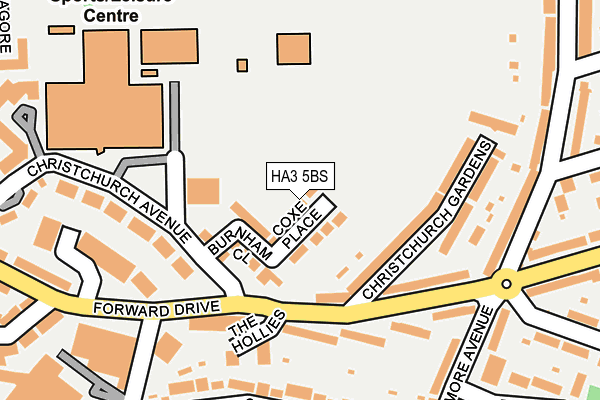 HA3 5BS map - OS OpenMap – Local (Ordnance Survey) HA3 5BS map - OS OpenMap – Local (Ordnance Survey)