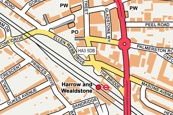 HA3 5DB map - OS OpenMap – Local (Ordnance Survey) HA3 5DB map - OS OpenMap – Local (Ordnance Survey)
