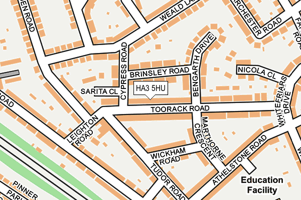 HA3 5HU map - OS OpenMap – Local (Ordnance Survey) HA3 5HU map - OS OpenMap – Local (Ordnance Survey)