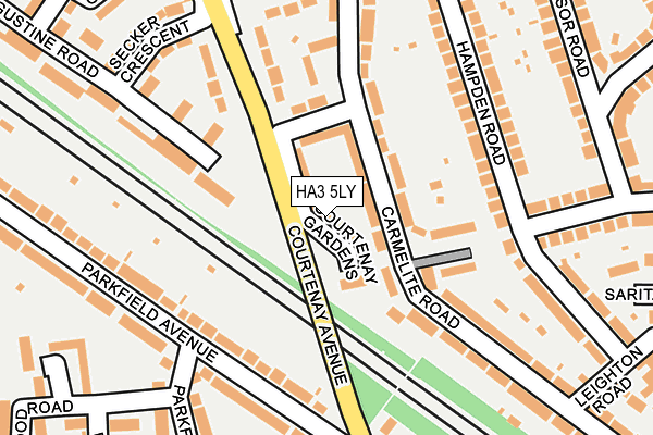 HA3 5LY map - OS OpenMap – Local (Ordnance Survey) HA3 5LY map - OS OpenMap – Local (Ordnance Survey)